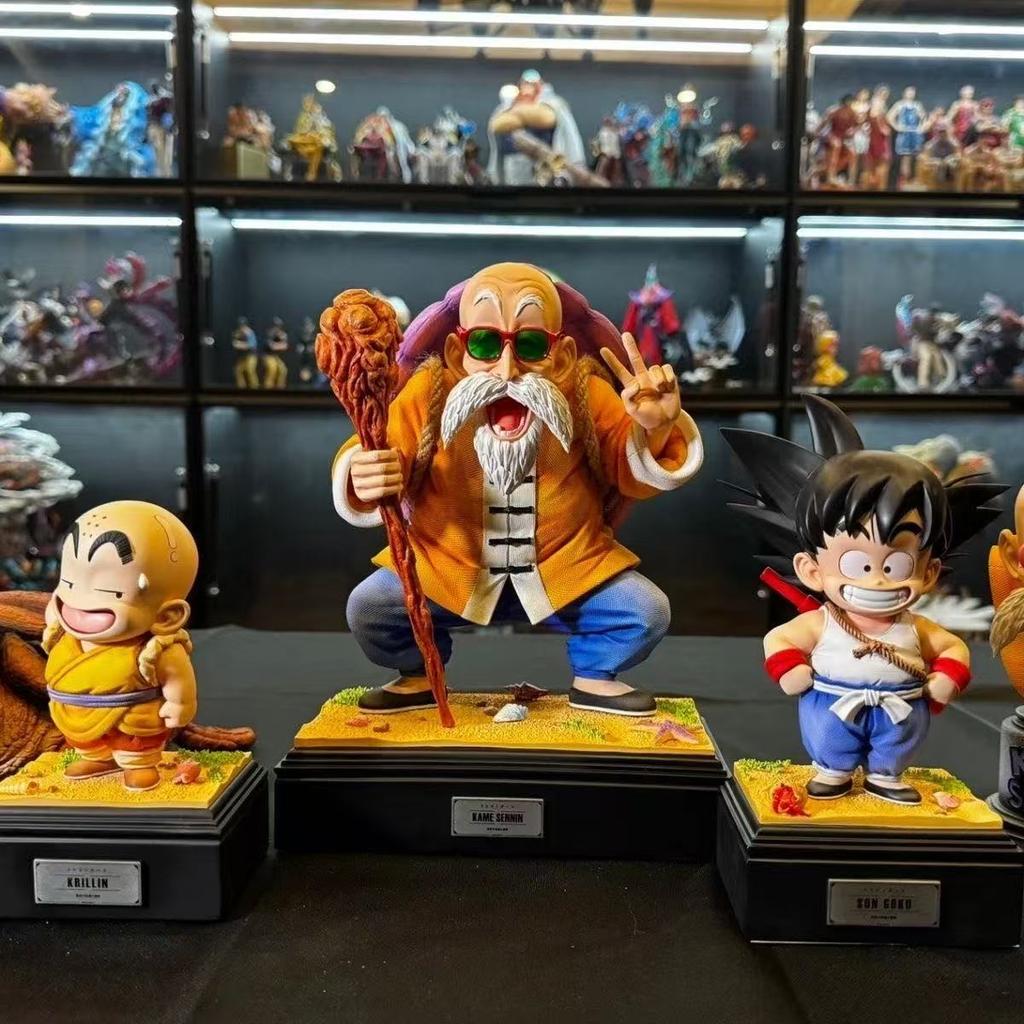 Фигурки Аниме Dragon Ball Мастер Роши Каме Сеннин Статуя Коллекция Фигурка Действия Кукла Модель Настольные Игрушки на День Рождения Подарок JT ПВХ Круглая Сенсорная