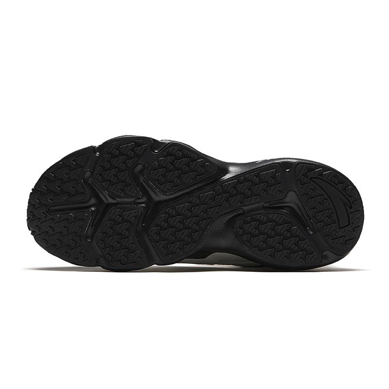 Anta Walker Slip Resistant Thermal Mid top Casual Shoes Women's White Black Sneakers 922448904-2