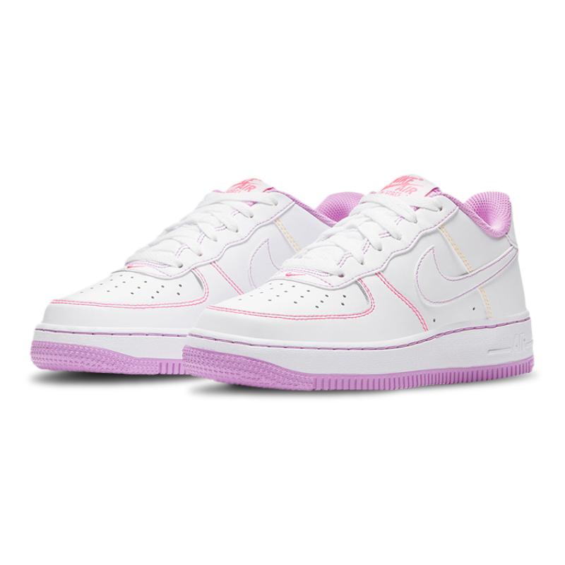 Nike Кроссовки Air Force 1 Low Contrast Stitch Fuchsia Glow GS CW1575-110