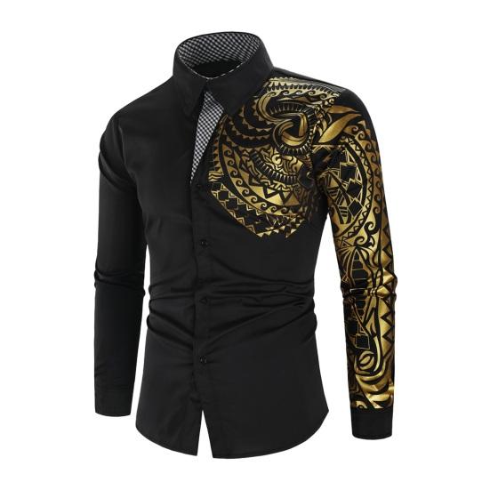 Мужская рубашка с отложным воротником и длинным рукавом, однобортный клетчатый кардиган в стиле ретро с принтом, свободный крой, мужской деловой топ средней длины