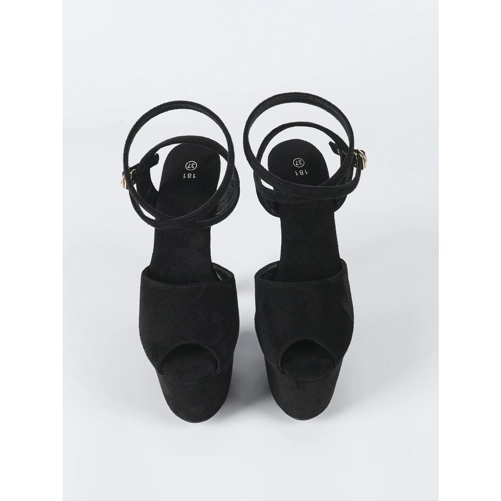 Женские сексуальные замшевые туфли для ночного клуба Pole Dance на очень высоком каблуке, модель LFD-181-Q36