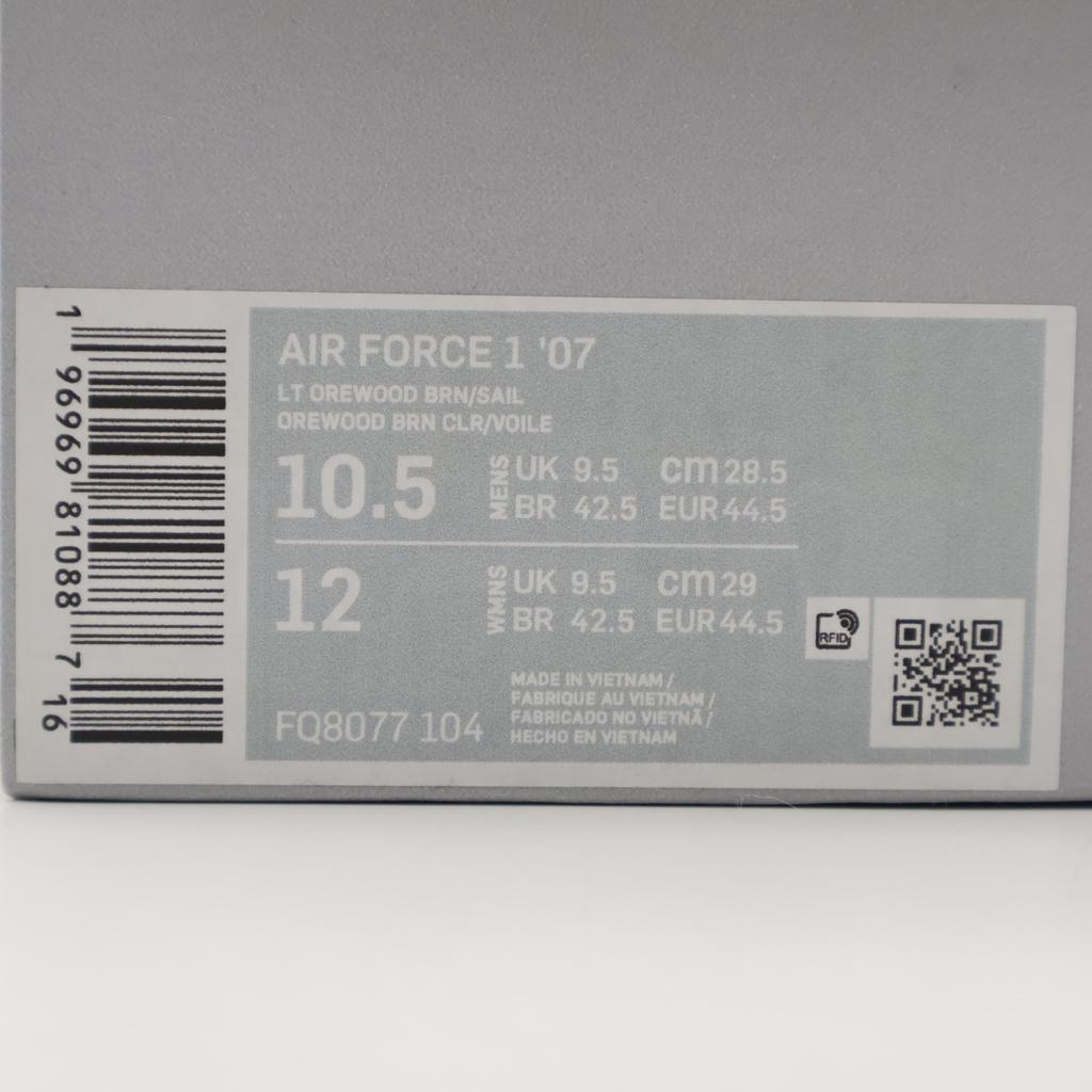 FQ8077-104 Nike Air Force 1 Low a07 Спортивный департамент Sail (Мужской)