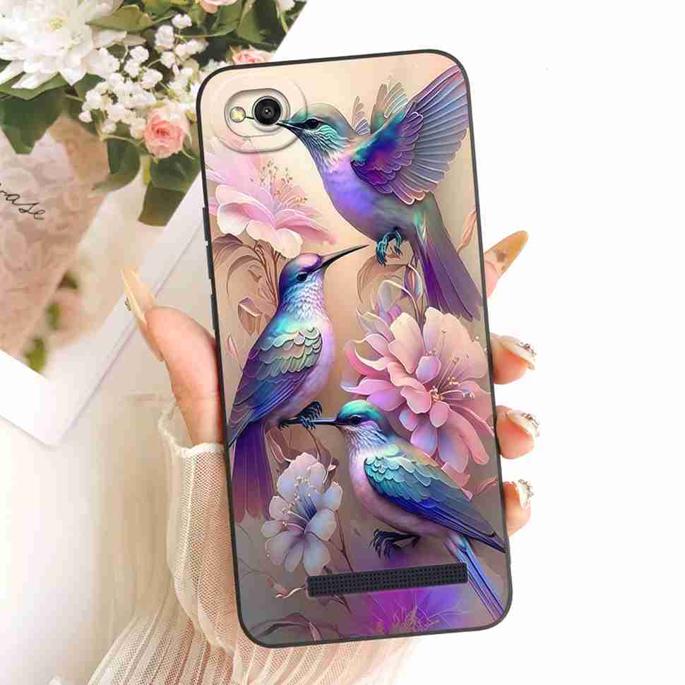 For Xiaomi Redmi 4A Casing Soft Silicone Cute Girl Moon Painted For Xiaomi Redmi 4A 4 A Redmi4a Mobile Phone Cases Covers