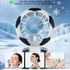100 Levels Speed Handheld Fan LED Display Screen Smart Fan Turbo Fan Portable Turbo Fan  Travel Use