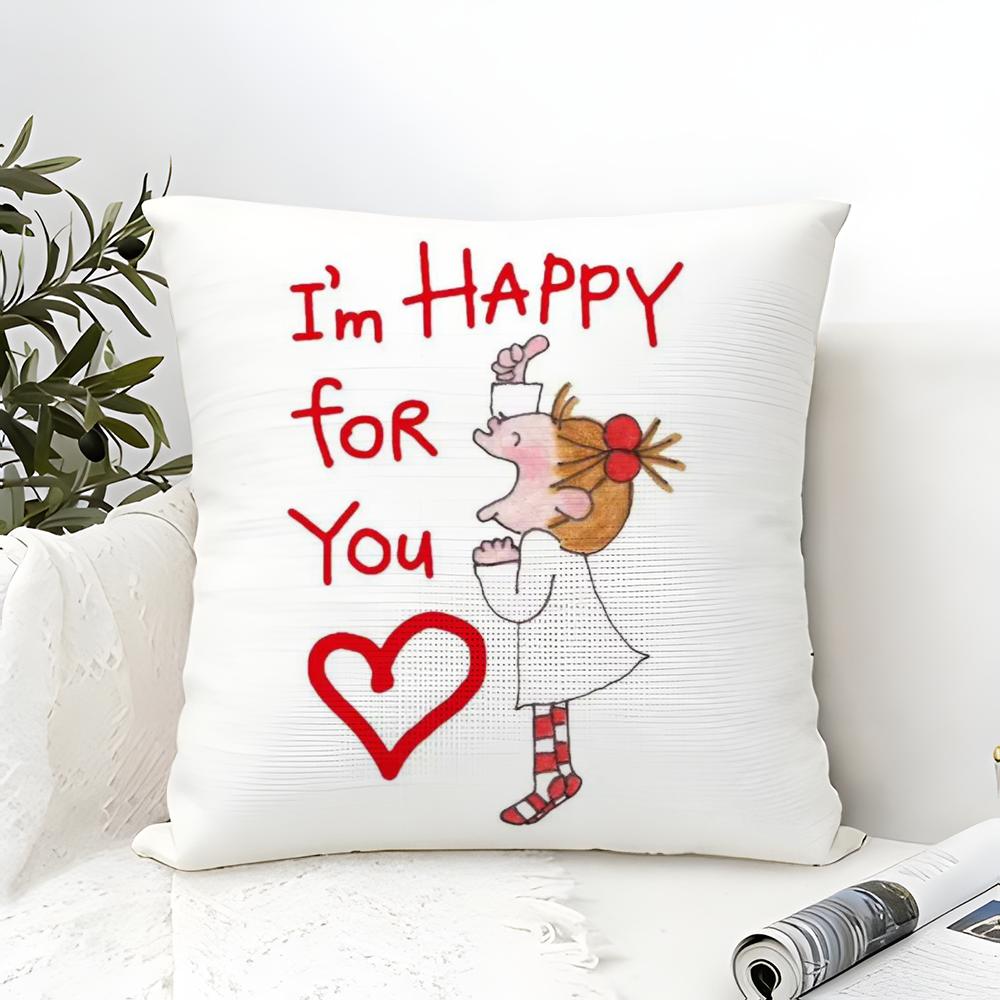 Beautiful Girl Cue CCoco Pillow Case linen pillow case sofa home decor cushion cover cushion cove