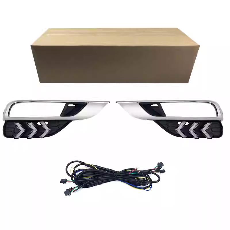 Светодиодные Дневные Ходовые Огни и Указатели Поворота для Honda CR-V 2015-2016, Совместимы с Передними Противотуманными Фарами