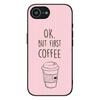 OK But First Coffee Book Phone Cover for OPPO A40 A60 A80 A38 A18 A17 A16 A78 A79 A54 A25 A57 4G 5G Protective Case