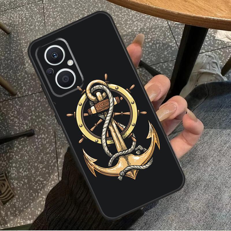 Чехол Anchor Sea Beach для OPPO Reno 10 Pro 4 5 6 7 8 Lite 8T 4Z 5Z OPPO Find X5 Lite X2 X3 Neo X6 Pro Cover