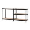 VEVOR Storage Shelves, 5-Tier Adjustable, 907.2 kg Capacity, Heavy Duty Garage Storage Shelving Unit, Metal Utility Rack Shelf