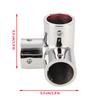 3 Way Corner Elbow 3 Way Stainless Steel Marine Supplies Railing Fork Tee Socket for Ship Guardrails Yacht Piping Dock Fencing