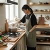 Oil-Proof Cooking Apron Adjustable Work Apron Simple Dirt-Resistant Workwear  Bar