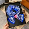 Long silk scarf women's new scarf versatile autumn and winter foreign style fashion matching shirt tied bag square scarf scarf