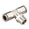 ПК POC PL PH SL M5 M6 1/8" 1/4" 3/8" 1/2" BSP Наружный Внутренний Угольник Тройник Пневматический Латунный Быстроразъемное Соединение с Кнопкой Отпускания Воздушный Фитинг
