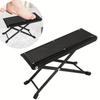 1pcs Foldable Iron Pedicure Footrest - Non-Slip Metal Foot Stool Portable Adjustable Foot Rest Ergonomic Stool