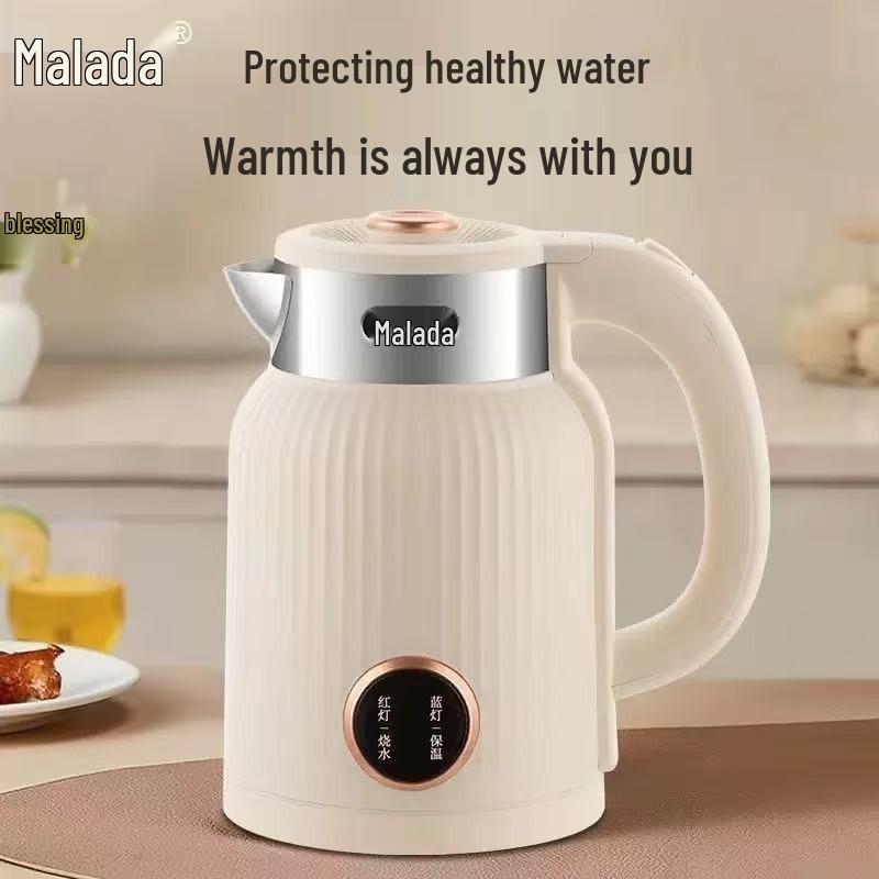 Электрический чайник Wanlida из двухслойной нержавеющей стали с функциями автоматического отключения и быстрого закипания