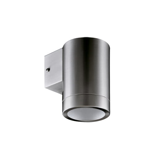 Kinkiet zewnętrzny ogrodowy matowy chrom IP54 35W ASTER GU10 INOX Ideus 03015