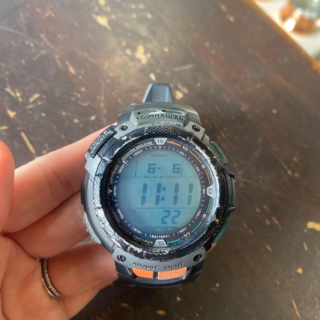 Б/у Casio Pro Trek PROTREX PRW-1000J, подтверждена работоспособность