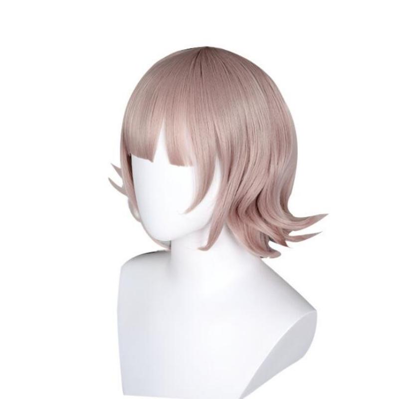 Парик Nanami ChiaKi со шпилькой, костюм для косплея Dangan Ronpa, термостойкие синтетические волосы Danganronpa, женские вечерние парики, головные уборы