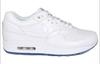 Nike Air Max 1 Белый Металлический Серебристый Ледяной Женские 454746-106