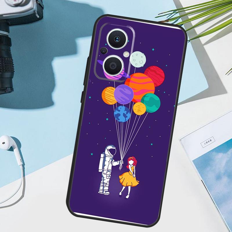 Чехол 'Планета Астронавт' для OPPO Reno 12F 11F 13F 14F 8T 7 8 Lite 10 11 12 13 14 OPPO Find X9 X8 X6 X5 Pro Чехол