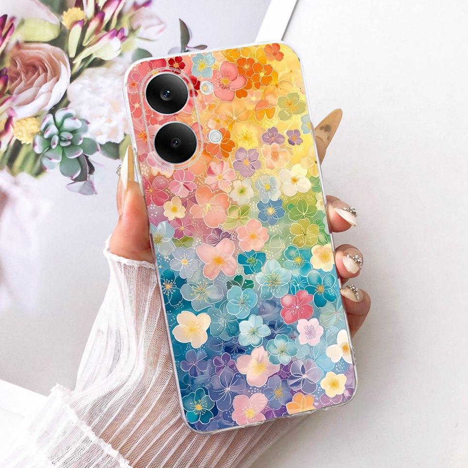 Flower Butterfly Luxury Girly Fashion Casing For Xiaomi Poco X8 Pro Max / Redmi Turbo 5 Max Phone Case Soft Clear Silicone Cover