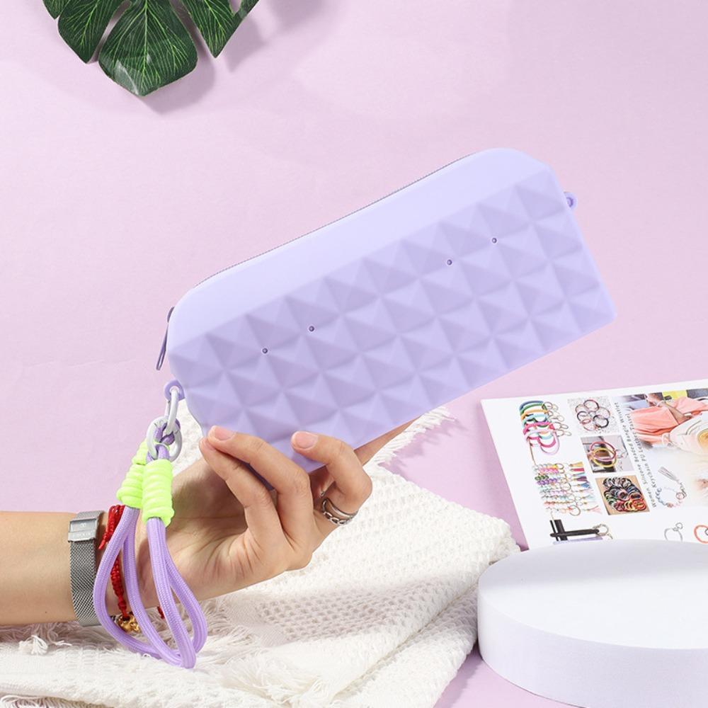 Silicone Cosmetic Bag Multifunction Phone Bag Reusable Storage Pouch Purse