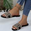 Designer New Classic Women Simplicity Sandals Woman Slippers Female Cloth Cover Letter Outdoor Casual Flat Bottom Slippers