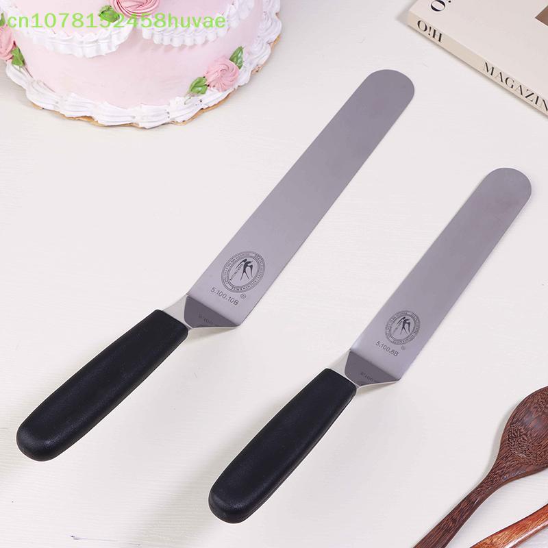 6/8/10 дюймов Кондитерский шпатель Угловой Палетка из нержавеющей стали Изогнутое смещенное лезвие Шпатель для крема для глазури Для торта, выпечки