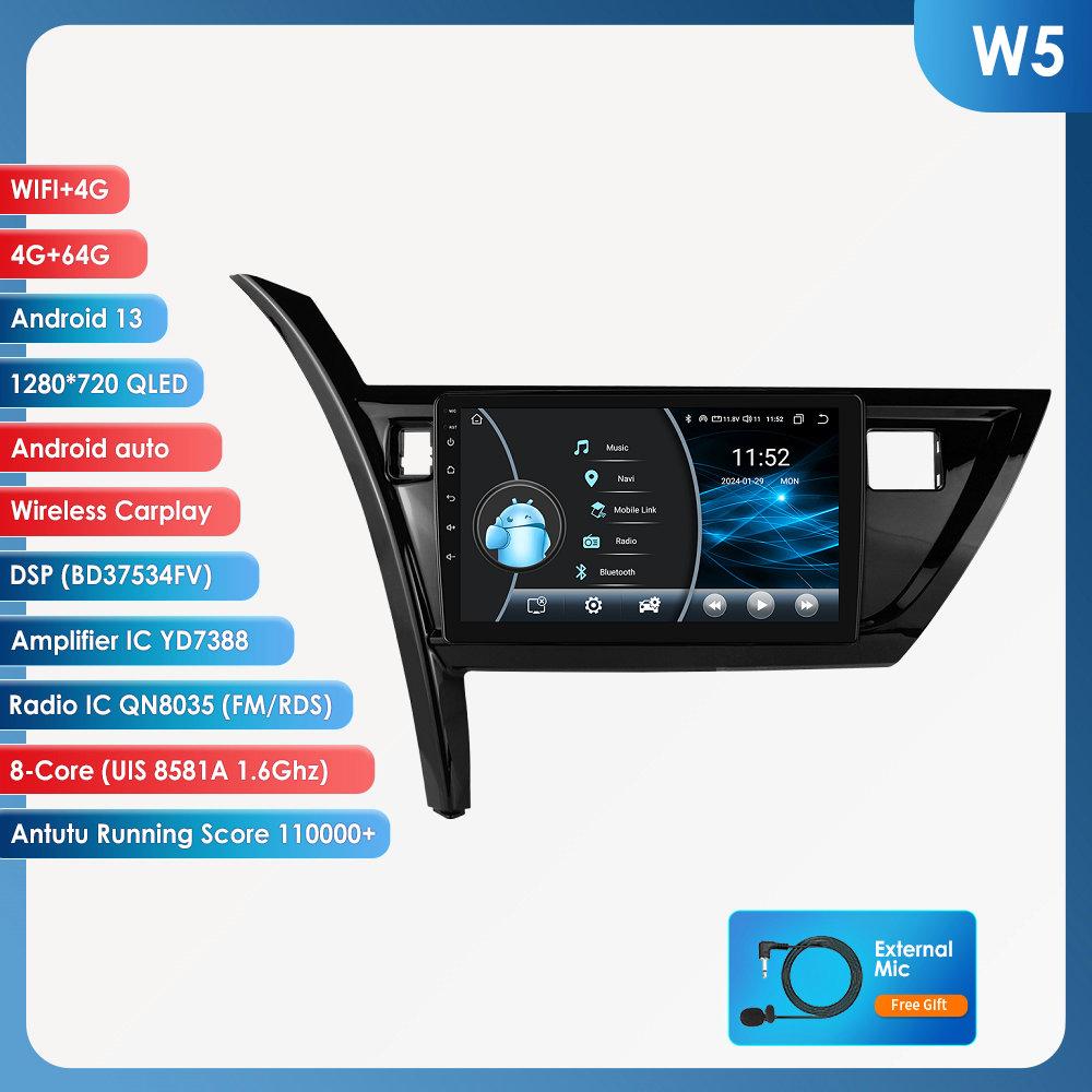 OSSURET Carplay 4G 10,1-дюймовая автомобильная интеллектуальная система Android автомобильное радио для Toyota Corolla Auris 2013 - 2016 GPS стерео интеллектуальный экран Bluetooth RDS