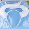 Handmade Cattle Horn Headband Cattle Girls Cosplay Accessories Beast Horns Fursuit Masquerade Halloween Cosplay Party