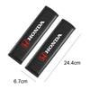 AAADE1 2Pcs PU Leather Car Seatbelt Shoulder Pad Protect Cover For Honda Civic Fit Jazz Accord Pilot CRV Odyssey Passport City Shuttle