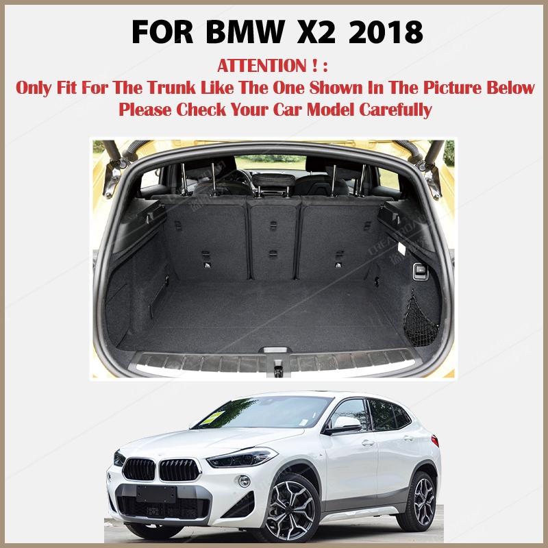 Коврик в багажник автомобиля для BMW X2 F39 2018, коврик для багажника, внутренние детали, аксессуары