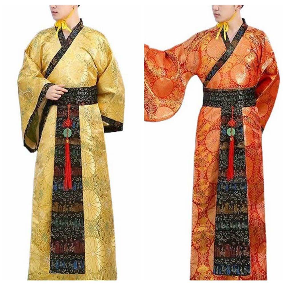 Сценические костюмы китайские мужские ханьфу китайский император король сценическая одежда мужчины старинный костюм для вечеринки