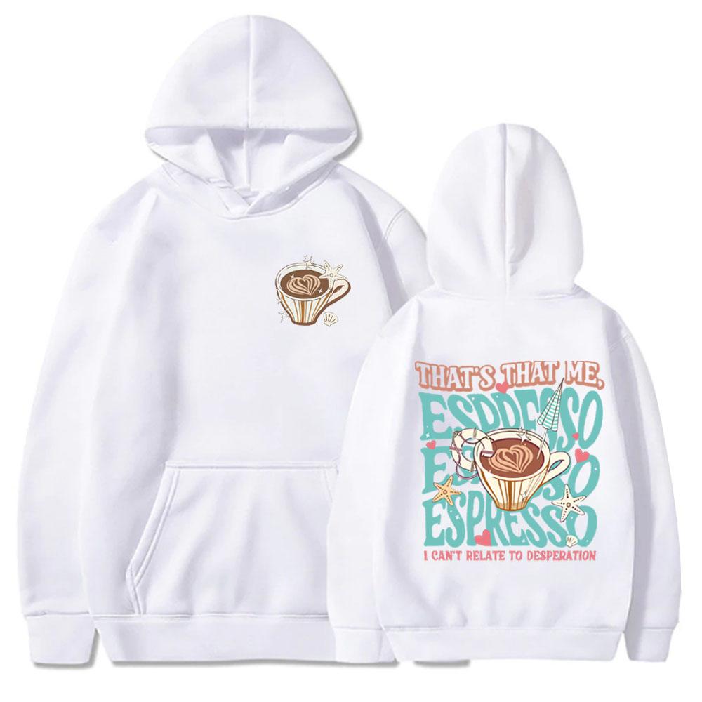 Худи Sabrina Carpenter Espresso Мерч с альбома Sabrina Carpenter Подарок для фаната Унисекс Харадзюку Лонгсливы