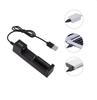 Universal USB Smart Single Slot Charger 18650 Lithium 1 Slot Charger Flashlight Toy 26650 14500 3.7V-4.2V Lighting Power Bank