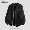 Men's Retro Color-Block Knitted Cardigan