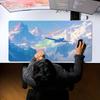 Large XXL Gaming Mouse Pad Retro Anime Airplane Magical Mountain Forest Non-Slip Rubber Deskmat Keyboard Sky Landscape Mousepad