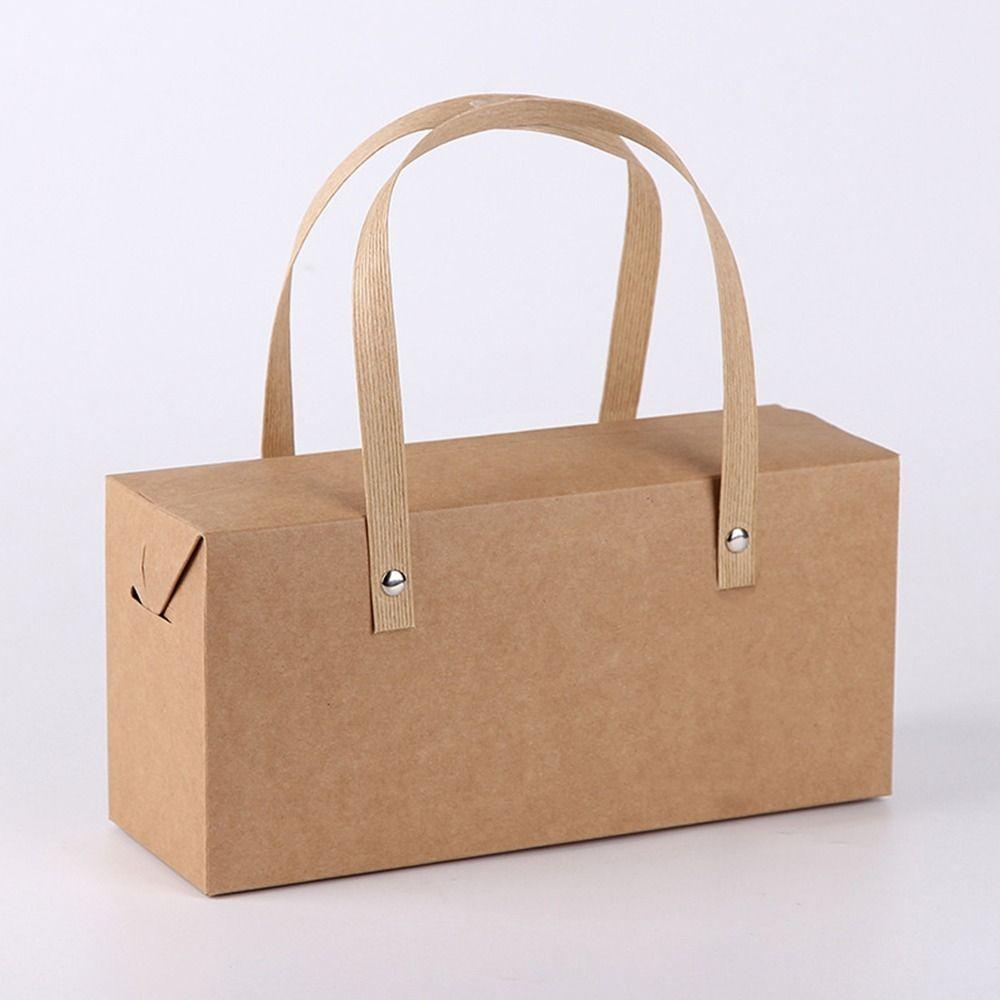 Party Bags Kraft Paper Shopping Bags Paper Paper Bags NEW Kraft Paper Candy Box  Wedding