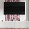 Dekor Ścienny Panel Pcv Ze Wzorem Do Pokoju 100X50 Cm Wzór Kwiatowy Z Ornamentami
