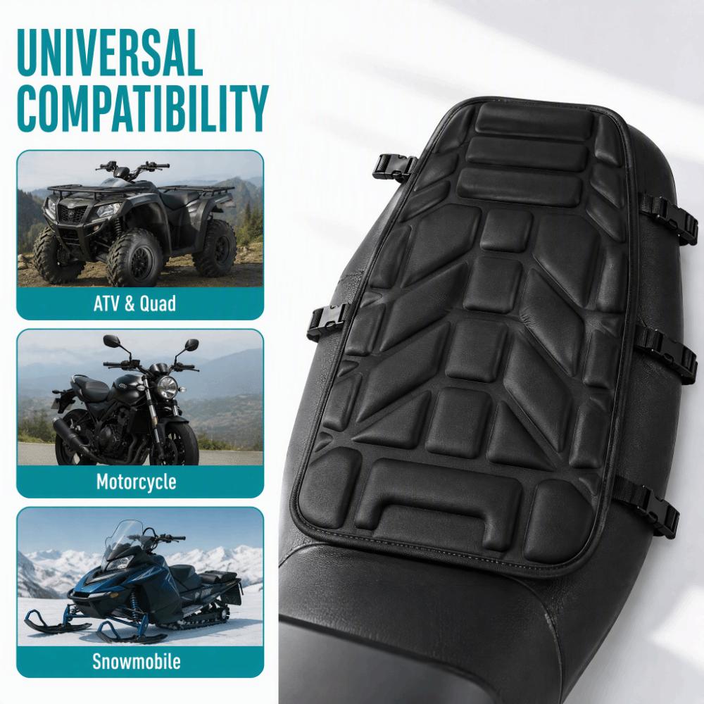 Breathable Motorcycle Seat Pad Black Motorcycle Seat Protector ATV Seat Cover For Off-Road Riding