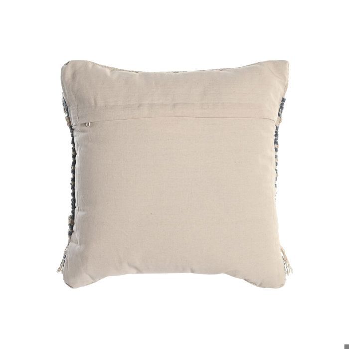 Coussin - Boho - 45 X 10 X 45 Cm - Bleu - Déhoussable - Intérieur