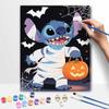Disney Stitch mummy pumpkin digital oil painting art handmade diy home decorations