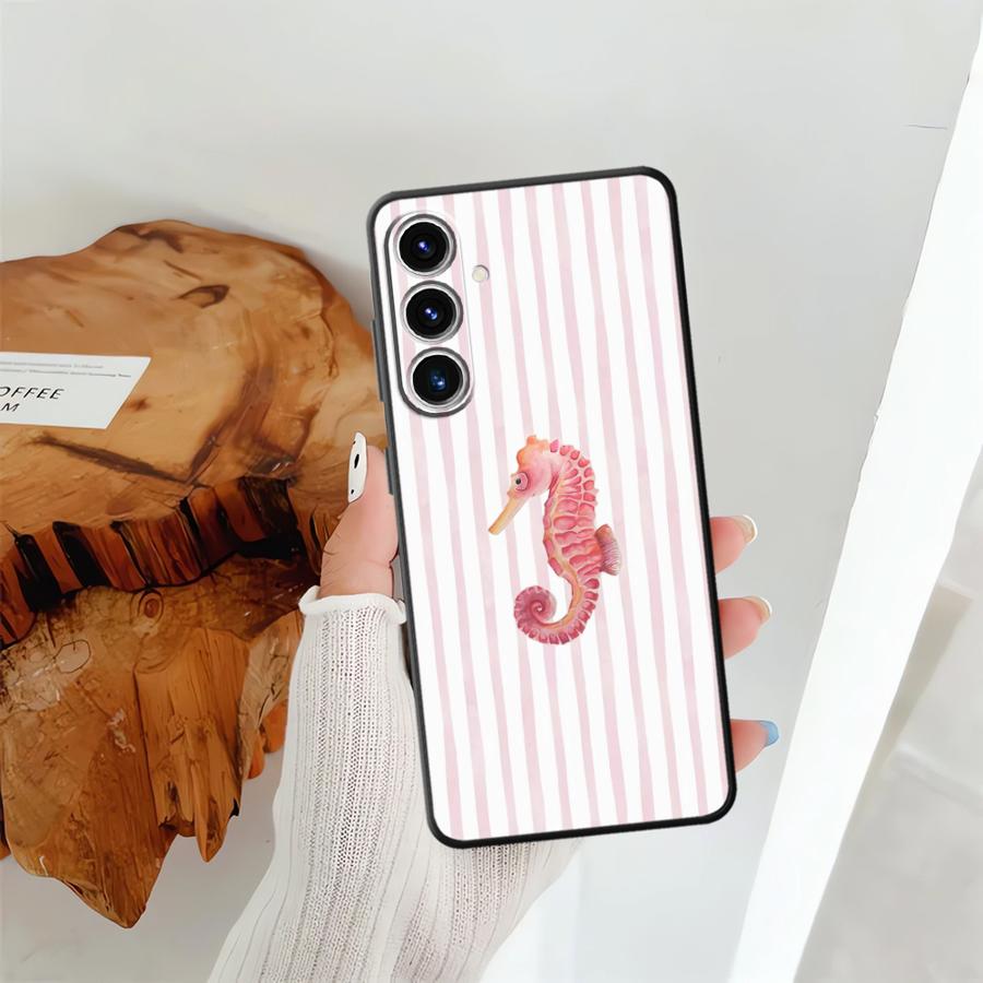 Морские Животные Мягкий Чехол-Крышка для Телефона для Samsung Galaxy A14 A15 A51 A52 A33 A34 A24 A31 A54 A71 A12 A13 A35 A41 A22 A23 A16