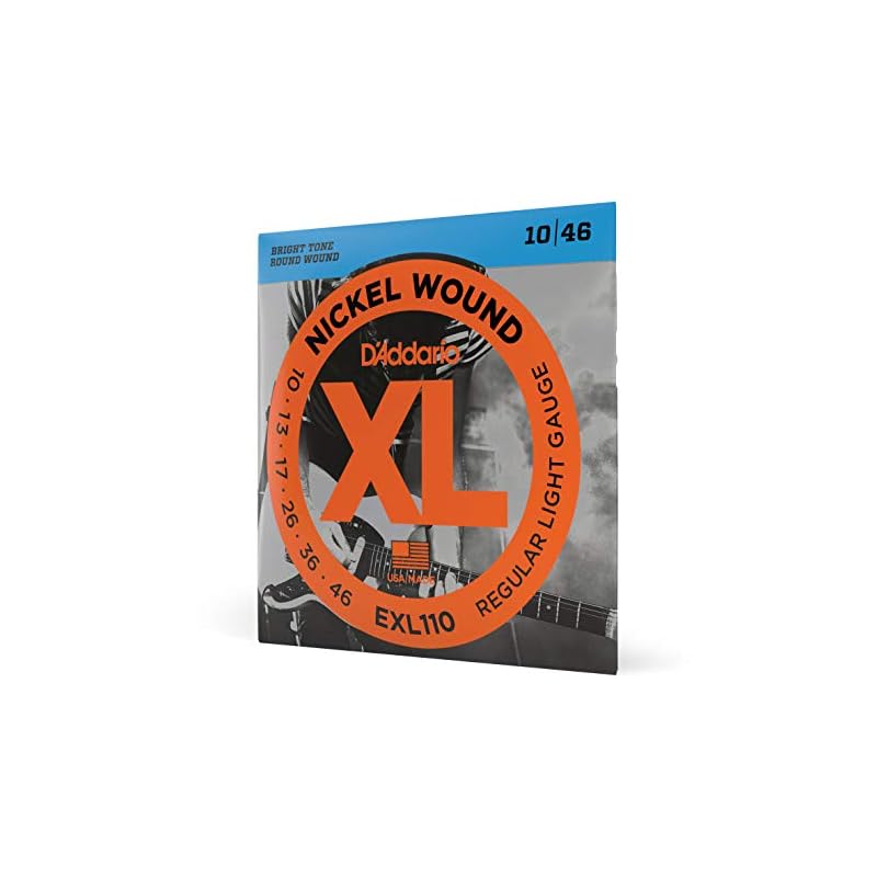 Струны для электрогитары D'Addario XL Nickel .010-.046 Regular Light EXL110 [Оригинальный продукт для внутреннего рынка]