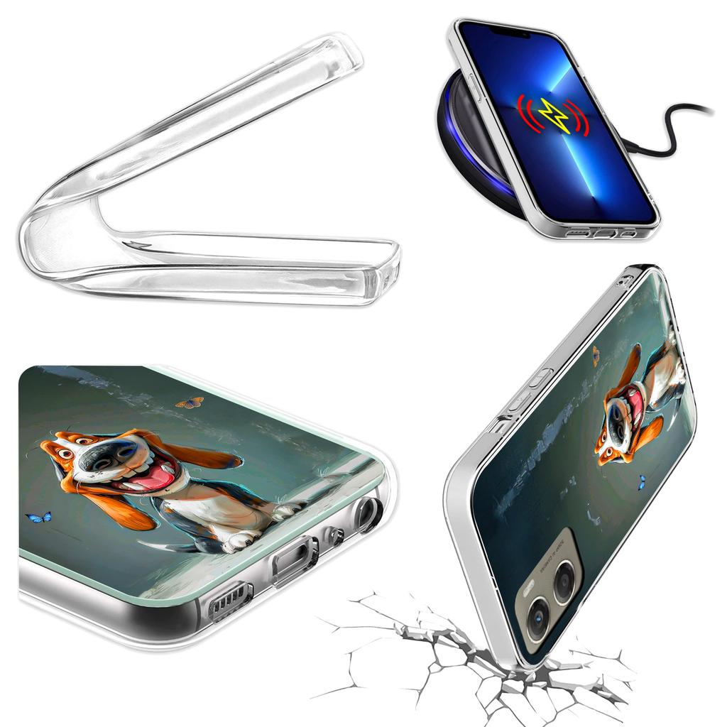 Etui Do Motorola Moto G06 / G06 Power Obudowa Case Plecki Piesek + Szkło