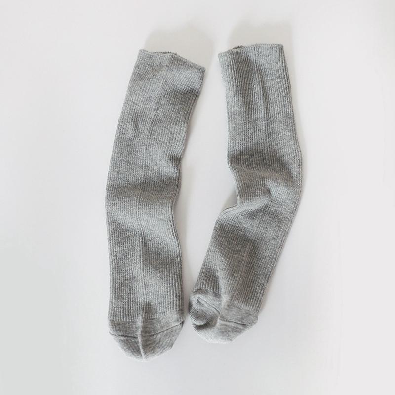 Детские носки Носки средней длины для мальчиков и девочек Однотонные детские носки