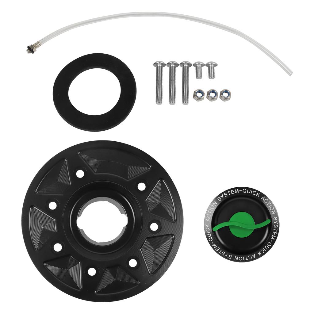 Для Kawasaki NINJA 250 400 650 Z650 Z900 ZX-6R / 636 Versys-X 300 Keyless Racing Quick Release Tank Caps Case Gas Cover