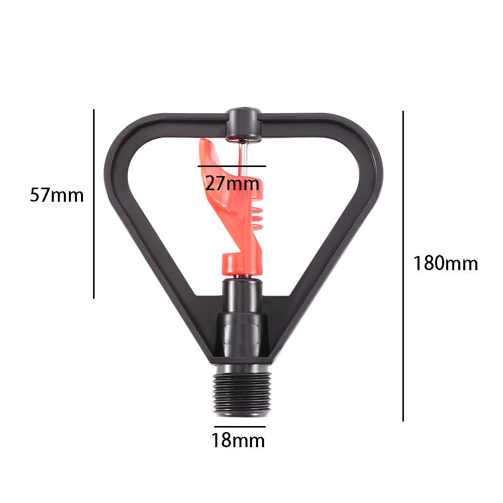 Degree Watering Durable Rotatable Garden Tools Irrigation System Water Sprinkler Head For Lawn Yard