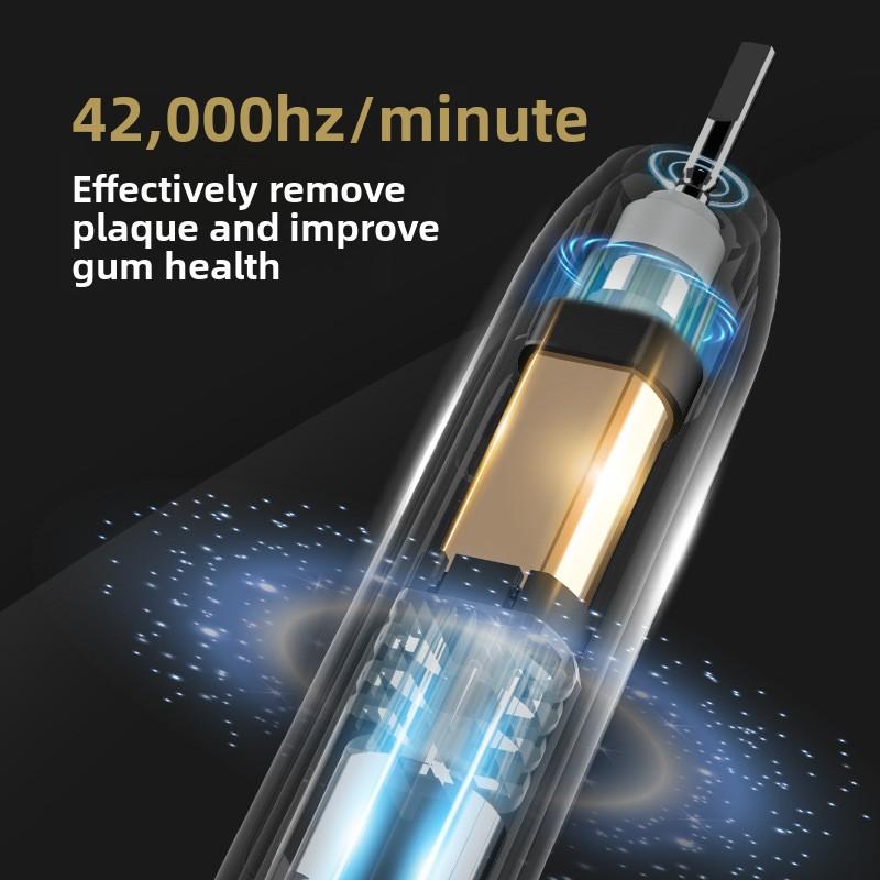 Новая ультразвуковая электрическая зубная щетка умный дом мягкая щетка портативная зубная щетка для взрослых подарки