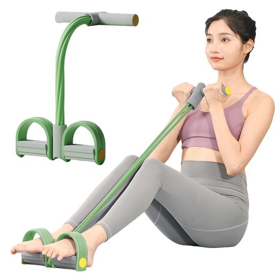 Многофункциональная педаль сопротивления, прочная эластичная натяжная веревка для йоги с ручкой, силовая тренировка мышц, вспомогательные инструменты, оборудование для фитнеса